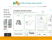 Tablet Screenshot of coloriage-educatif.com